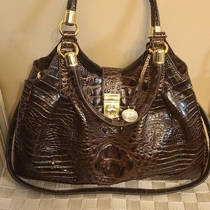 Brahmin Elisa Melbourne Embossed Leather Hobo